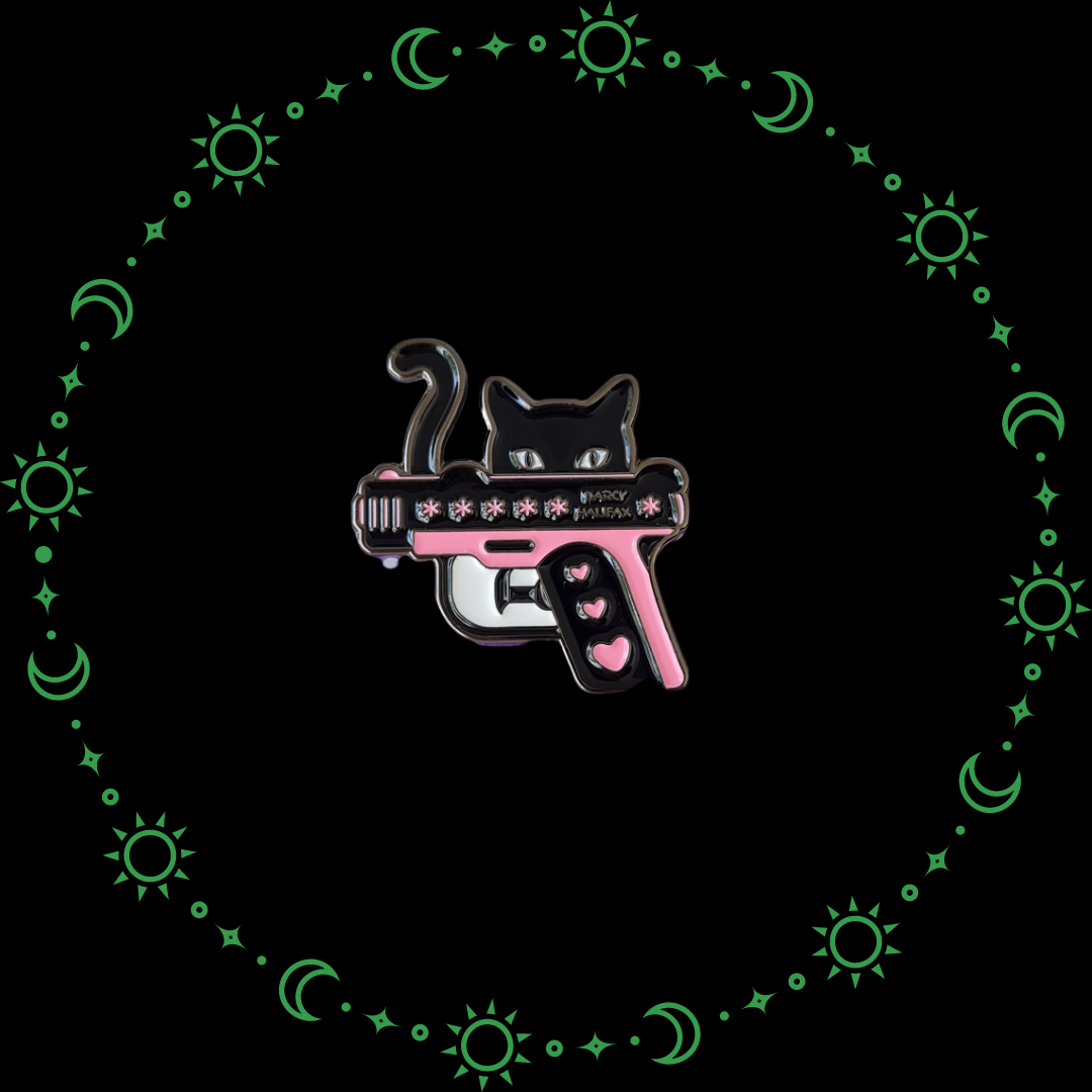 Mafia Kitty Pin